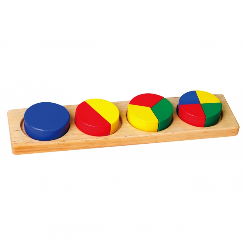 Puzzle din lemn blocuri matematice fracții 11 elemente Montessori 5 Naptaptap.ro - Magazin online jucarii Montessori, educative, de logica si de lemn. Jucarii sustenabile si ecologice.