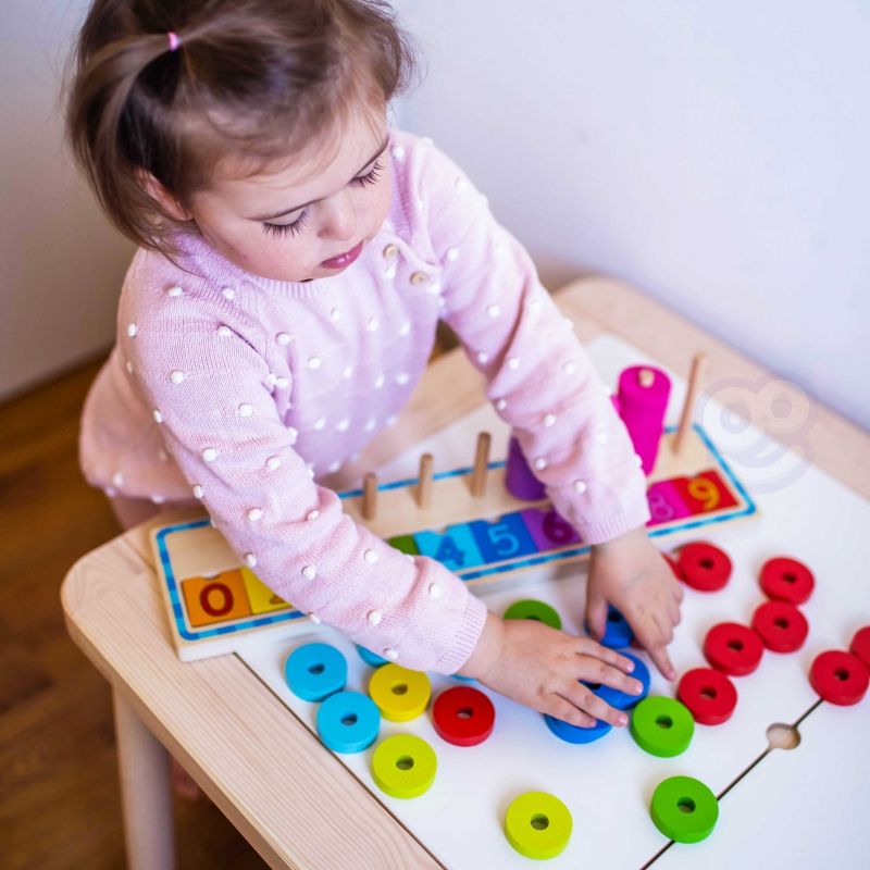 Montessori Puzzle de numărare 56 elemente 11 Naptaptap.ro - Magazin online jucarii Montessori, educative, de logica si de lemn. Jucarii sustenabile si ecologice.
