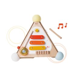 Piramida activități 4 în 1 23 Naptaptap.ro - Magazin online jucarii Montessori, educative, de logica si de lemn. Jucarii sustenabile si ecologice.