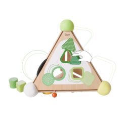 Piramida activități 4 în 1 22 Naptaptap.ro - Magazin online jucarii Montessori, educative, de logica si de lemn. Jucarii sustenabile si ecologice.