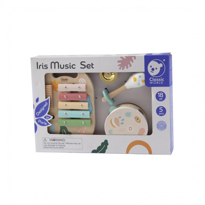 Set de instrumente muzicale pentru copii 2 Naptaptap.ro - Magazin online jucarii Montessori, educative, de logica si de lemn. Jucarii sustenabile si ecologice.