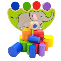 Puzzle din lemn Elefantul Montessori 10 Naptaptap.ro - Magazin online jucarii Montessori, educative, de logica si de lemn. Jucarii sustenabile si ecologice.