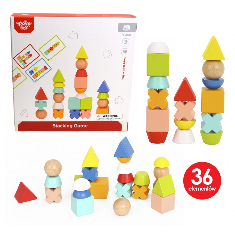 Blocuri din lemn 1 Naptaptap.ro - Magazin online jucarii Montessori, educative, de logica si de lemn. Jucarii sustenabile si ecologice.