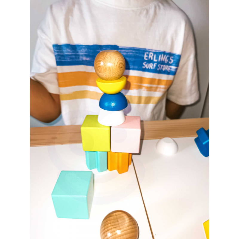 Blocuri din lemn 8 Naptaptap.ro - Magazin online jucarii Montessori, educative, de logica si de lemn. Jucarii sustenabile si ecologice.