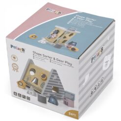 Piramida sortare din lemn 25 Naptaptap.ro - Magazin online jucarii Montessori, educative, de logica si de lemn. Jucarii sustenabile si ecologice.