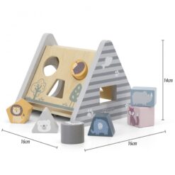 Piramida sortare din lemn 21 Naptaptap.ro - Magazin online jucarii Montessori, educative, de logica si de lemn. Jucarii sustenabile si ecologice.