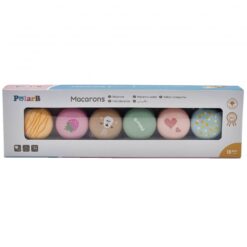 Set Macarons din lemn 10 Naptaptap.ro - Magazin online jucarii Montessori, educative, de logica si de lemn. Jucarii sustenabile si ecologice.