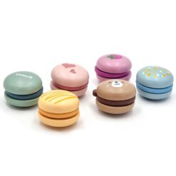 Set Macarons din lemn 14 Naptaptap.ro - Magazin online jucarii Montessori, educative, de logica si de lemn. Jucarii sustenabile si ecologice.