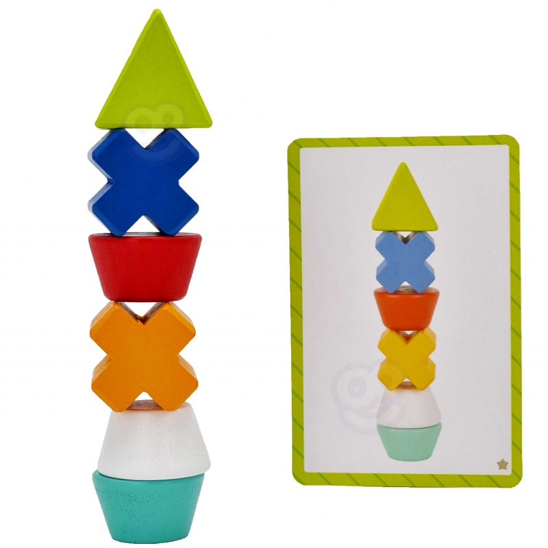 Blocuri din lemn 13 Naptaptap.ro - Magazin online jucarii Montessori, educative, de logica si de lemn. Jucarii sustenabile si ecologice.