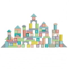 Blocuri din lemn cu litere 7 Naptaptap.ro - Magazin online jucarii Montessori, educative, de logica si de lemn. Jucarii sustenabile si ecologice.