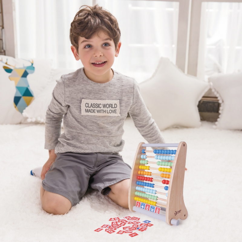 Abac din lemn 1 Naptaptap.ro - Magazin online jucarii Montessori, educative, de logica si de lemn. Jucarii sustenabile si ecologice.