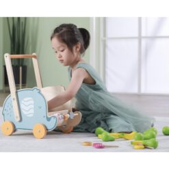 Cărucior lemn 7 Naptaptap.ro - Magazin online jucarii Montessori, educative, de logica si de lemn. Jucarii sustenabile si ecologice.