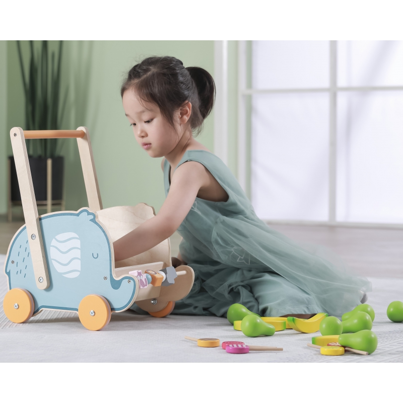 Cărucior lemn 4 Naptaptap.ro - Magazin online jucarii Montessori, educative, de logica si de lemn. Jucarii sustenabile si ecologice.