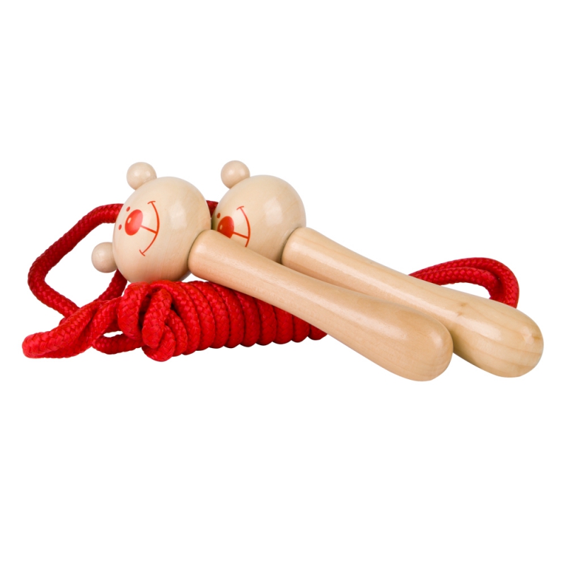 Coardă de sărituri ursuleț Teddy 2 Naptaptap.ro - Magazin online jucarii Montessori, educative, de logica si de lemn. Jucarii sustenabile si ecologice.