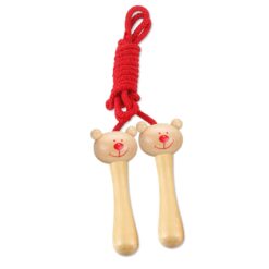 Coardă de sărituri ursuleț Teddy 12 Naptaptap.ro - Magazin online jucarii Montessori, educative, de logica si de lemn. Jucarii sustenabile si ecologice.
