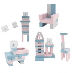 Joc de construcție 12 Naptaptap.ro - Magazin online jucarii Montessori, educative, de logica si de lemn. Jucarii sustenabile si ecologice.