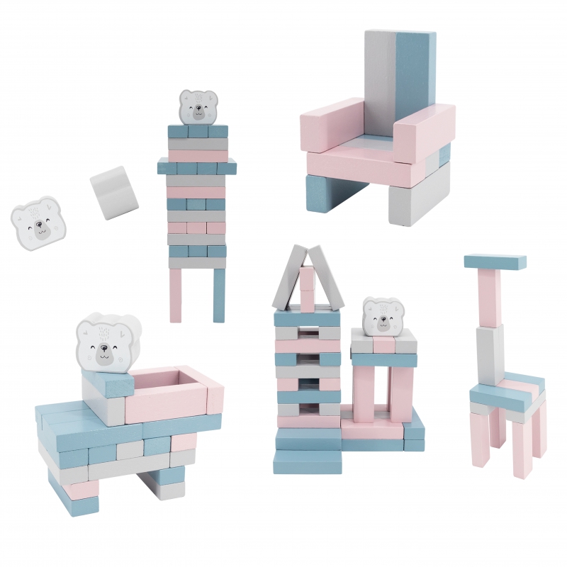 Joc de construcție 6 Naptaptap.ro - Magazin online jucarii Montessori, educative, de logica si de lemn. Jucarii sustenabile si ecologice.