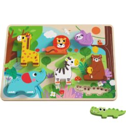 Puzzle Montessori din lemn - animale din padure 6 Naptaptap.ro - Magazin online jucarii Montessori, educative, de logica si de lemn. Jucarii sustenabile si ecologice.