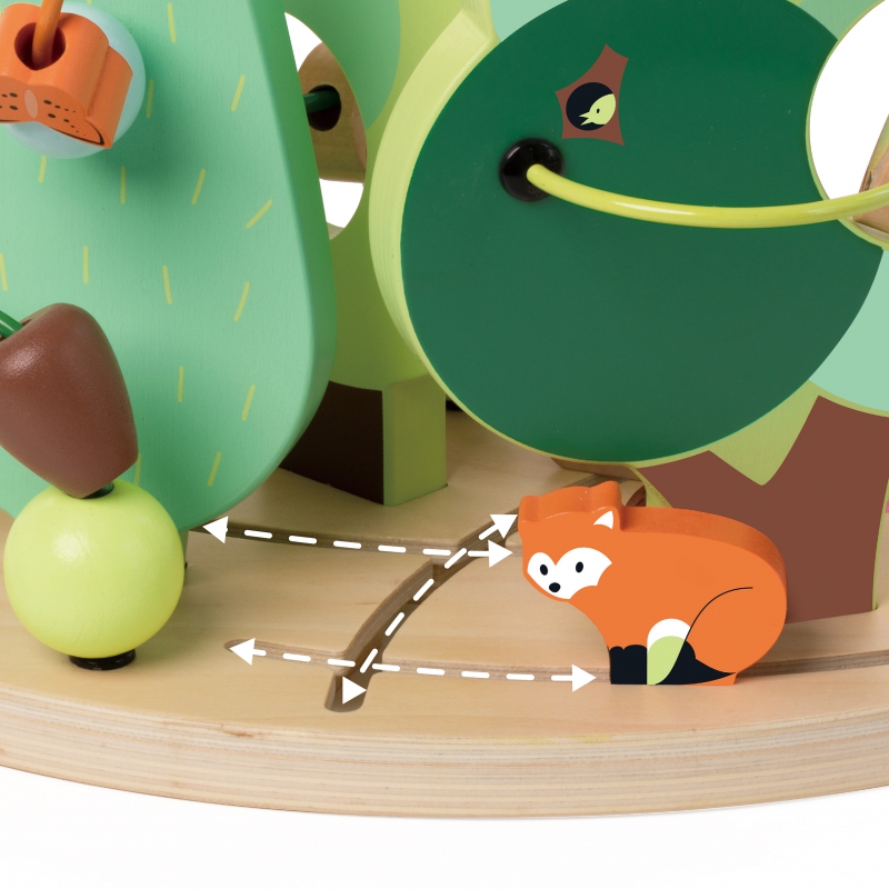 Labirint educațional Forest Life 3 Naptaptap.ro - Magazin online jucarii Montessori, educative, de logica si de lemn. Jucarii sustenabile si ecologice.