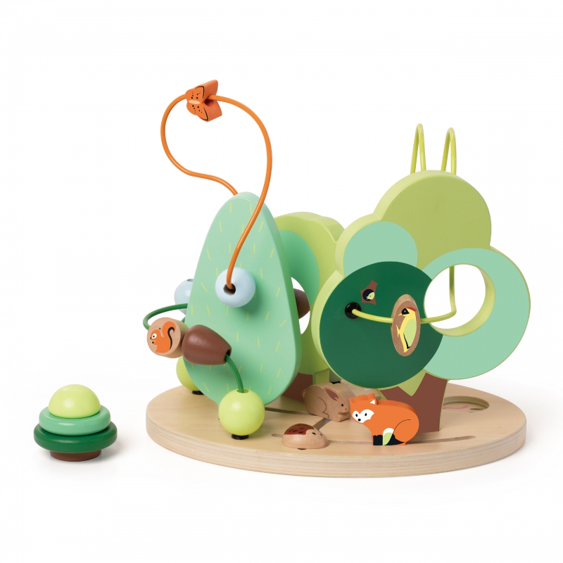 Labirint educațional Forest Life 7 Naptaptap.ro - Magazin online jucarii Montessori, educative, de logica si de lemn. Jucarii sustenabile si ecologice.