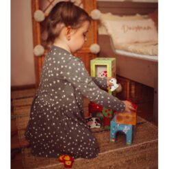 Blocuri animale ferma - invata engleza 65 Naptaptap.ro - Magazin online jucarii Montessori, educative, de logica si de lemn. Jucarii sustenabile si ecologice.