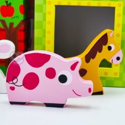 Blocuri animale ferma - invata engleza 47 Naptaptap.ro - Magazin online jucarii Montessori, educative, de logica si de lemn. Jucarii sustenabile si ecologice.