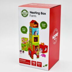 Blocuri animale ferma - invata engleza 40 Naptaptap.ro - Magazin online jucarii Montessori, educative, de logica si de lemn. Jucarii sustenabile si ecologice.