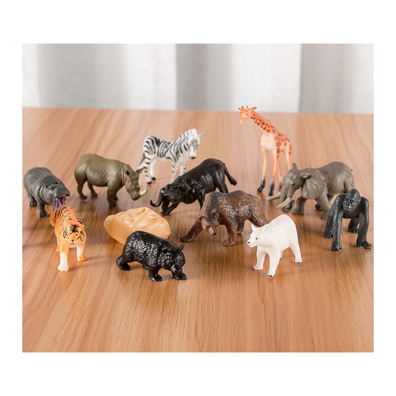 Set de figurine animale salbatice safari 3 Naptaptap.ro - Magazin online jucarii Montessori, educative, de logica si de lemn. Jucarii sustenabile si ecologice.