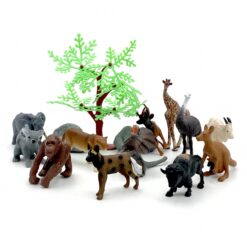 Set de figurine animale salbatice safari 2 9 Naptaptap.ro - Magazin online jucarii Montessori, educative, de logica si de lemn. Jucarii sustenabile si ecologice.