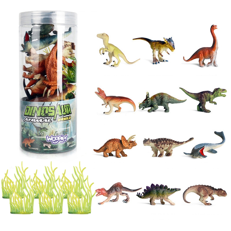 Set de figurine dinozauri 1 Naptaptap.ro - Magazin online jucarii Montessori, educative, de logica si de lemn. Jucarii sustenabile si ecologice.