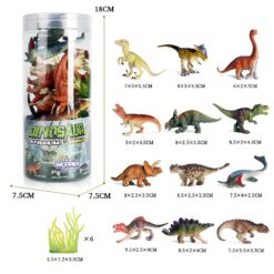Set de figurine dinozauri 5 Naptaptap.ro - Magazin online jucarii Montessori, educative, de logica si de lemn. Jucarii sustenabile si ecologice.